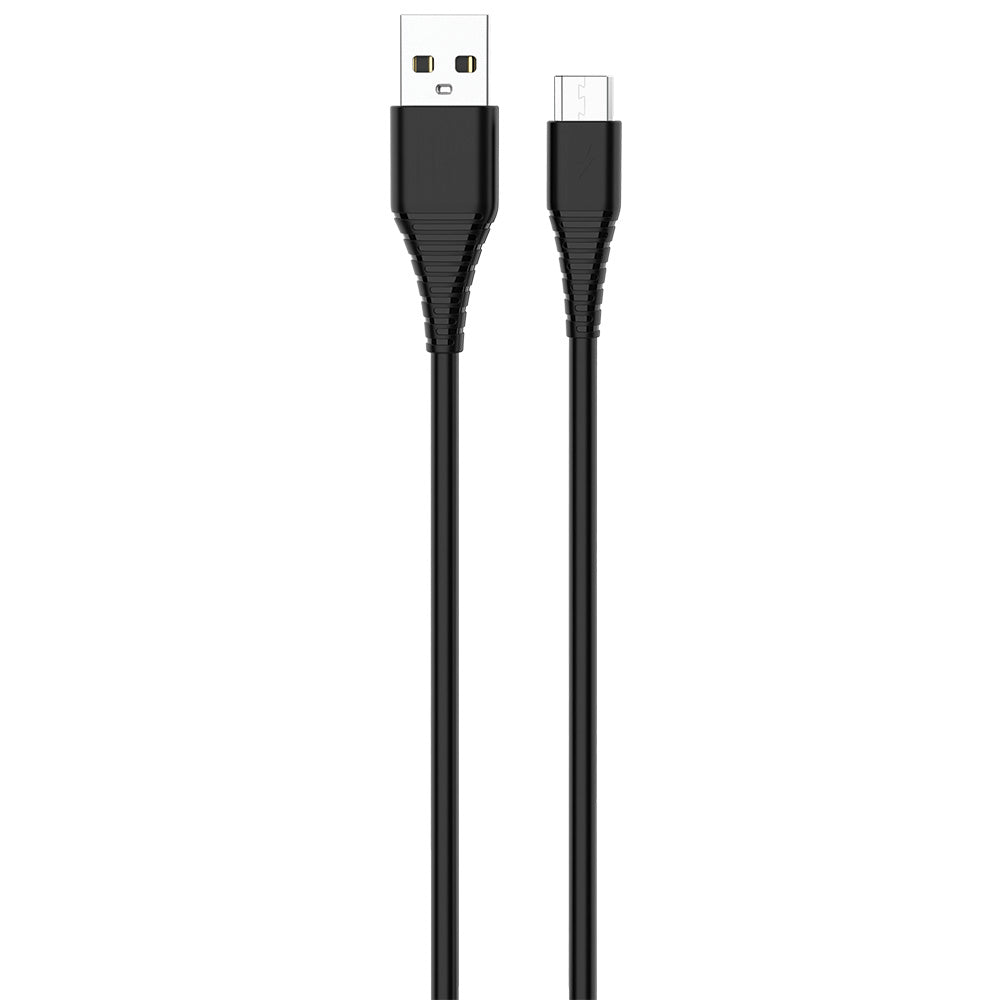 Hálózati töltő ColorWay 1USB AUTO ID 2A (10W) fekete + Kábel micro USB