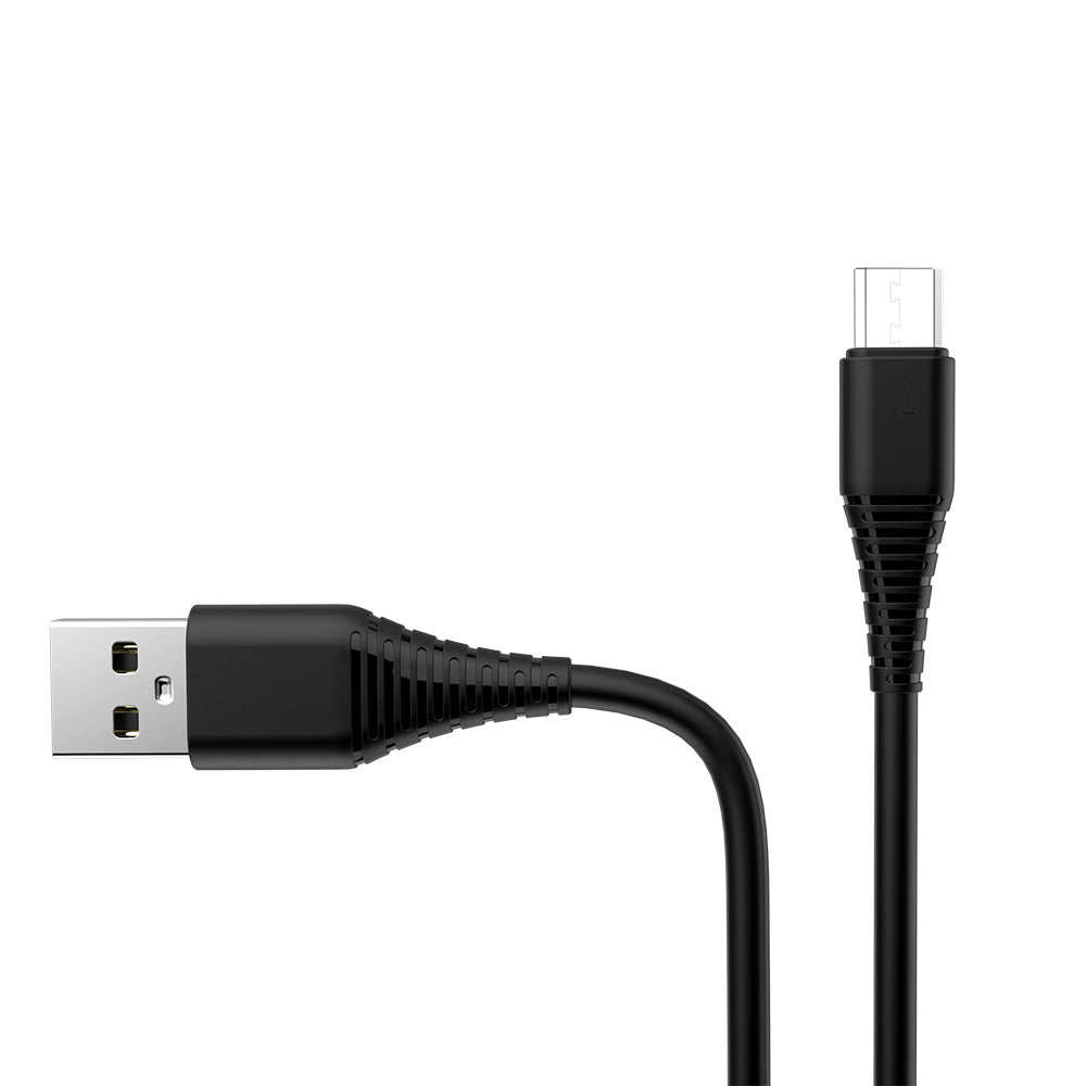 Hálózati töltő ColorWay 1USB AUTO ID 2A (10W) fekete + Kábel micro USB