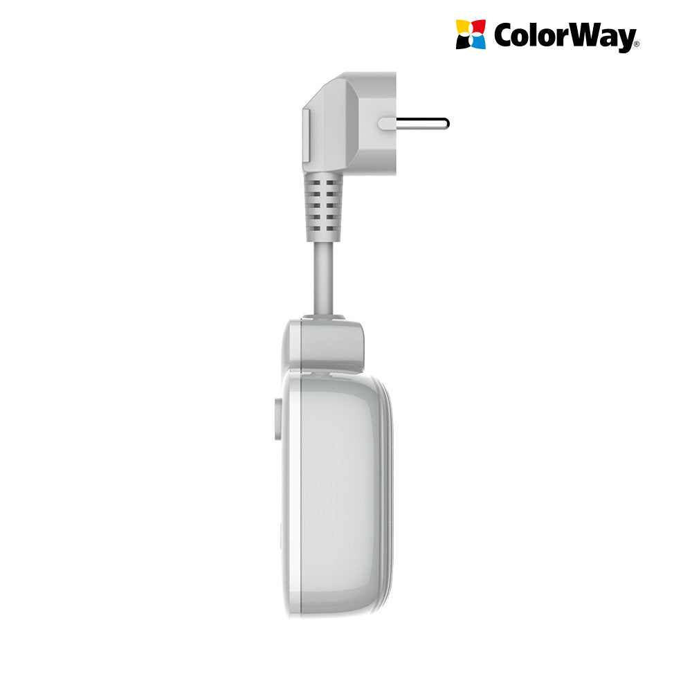 ColorWay Power soсket СolorWay 2x220V/3xUSB-A/1xUSB-C fehér