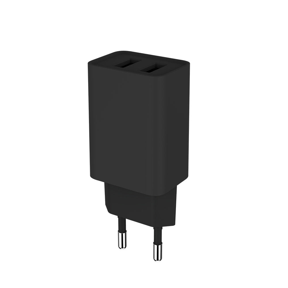 ColorWay Hálózati töltő 2xUSB AUTO ID 2.1A (10W) - fekete