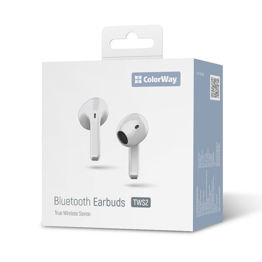 ColorWay Slim Fülhallgató TWS-2 Earbuds fehér