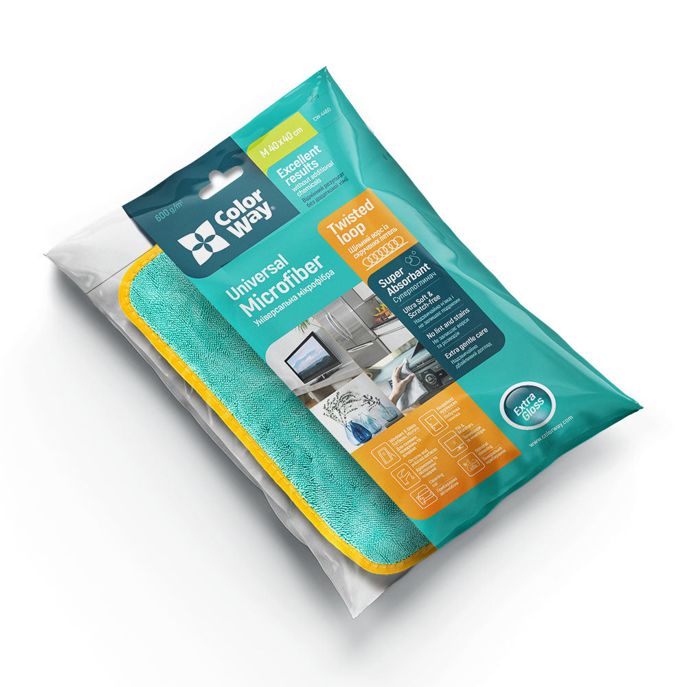 Microfiber ColorWay for universal use 600gsm 40х40cm