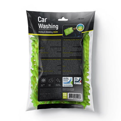 ColorWay microfiber car wash and polish glove, double-sided
