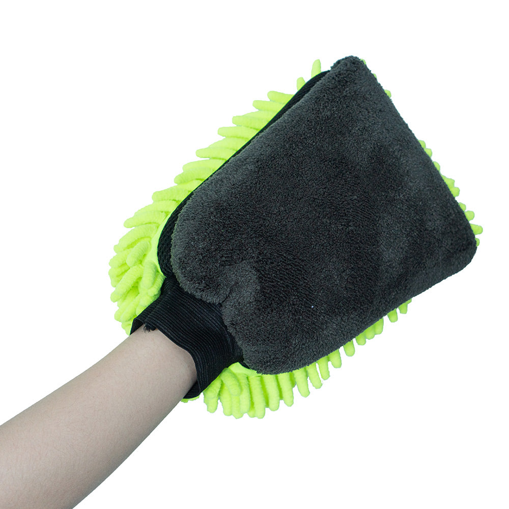 ColorWay microfiber car wash and polish glove, double-sided