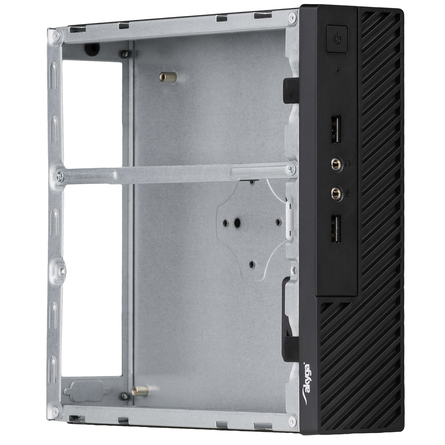 Ház mini ITX AK-100-01BK VESA + 60W tápegység