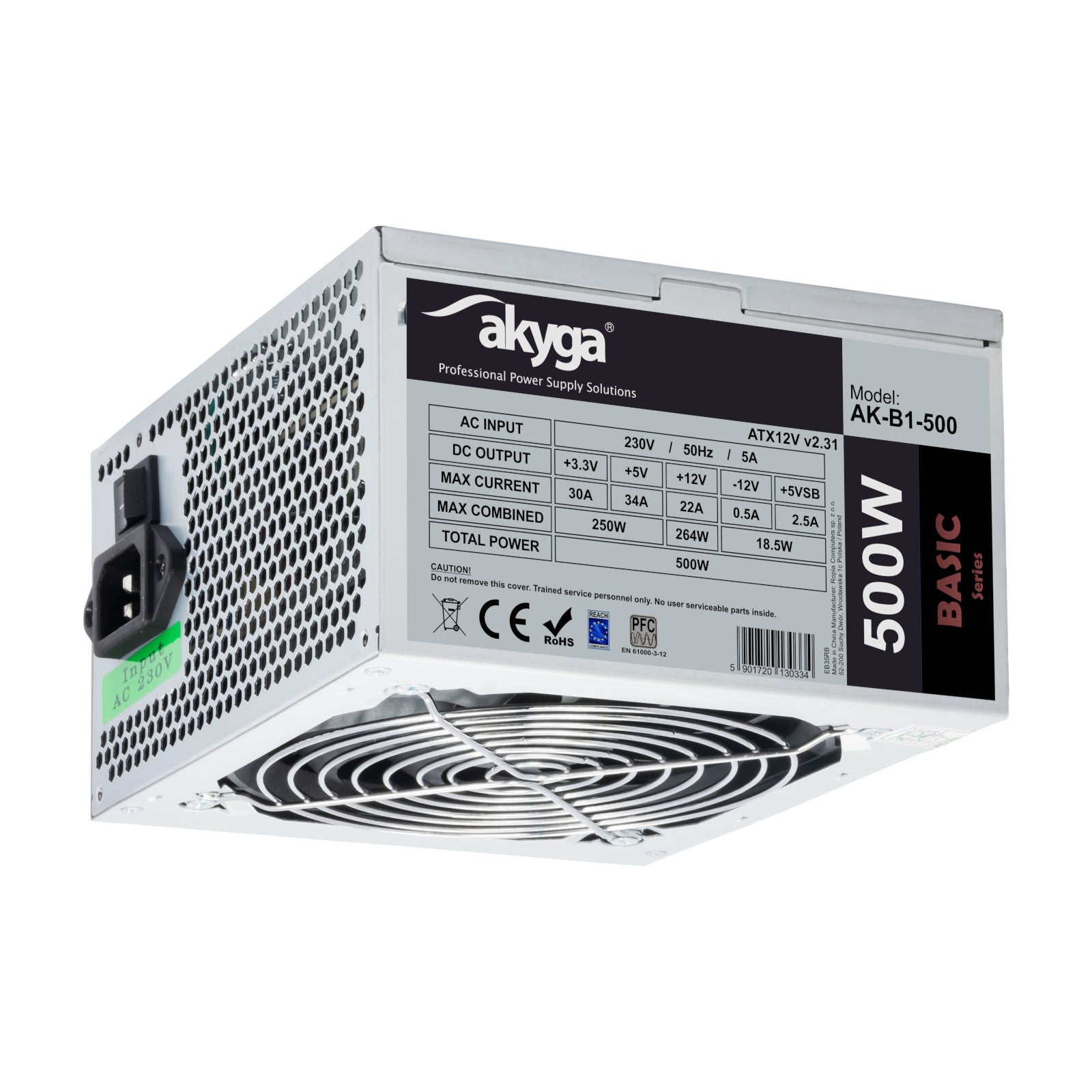 Akyga Tápegység ATX AK-B1-500 500W