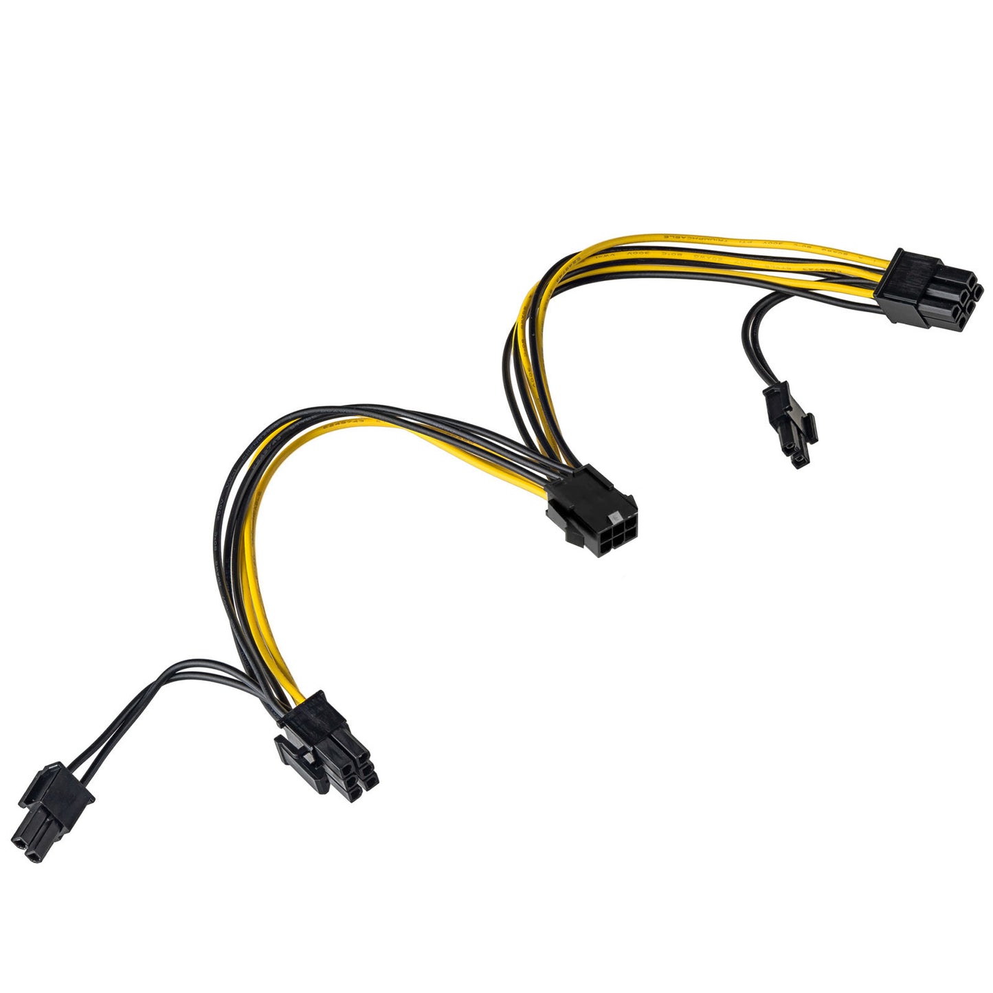 PCI Express 6-pin M / 2x 6+2-pin F AK-CA-55 Adapter