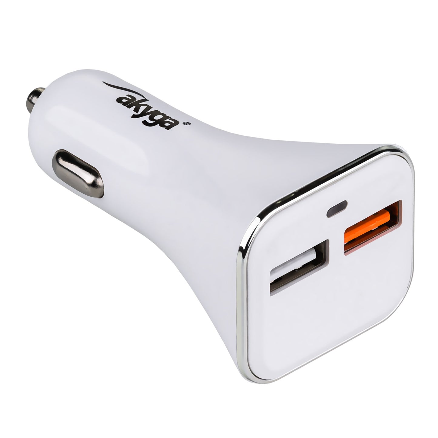 Töltő AK-CH-08 2x USB-A 5-12V / max. 3A 18W Quick Charge 3.0
