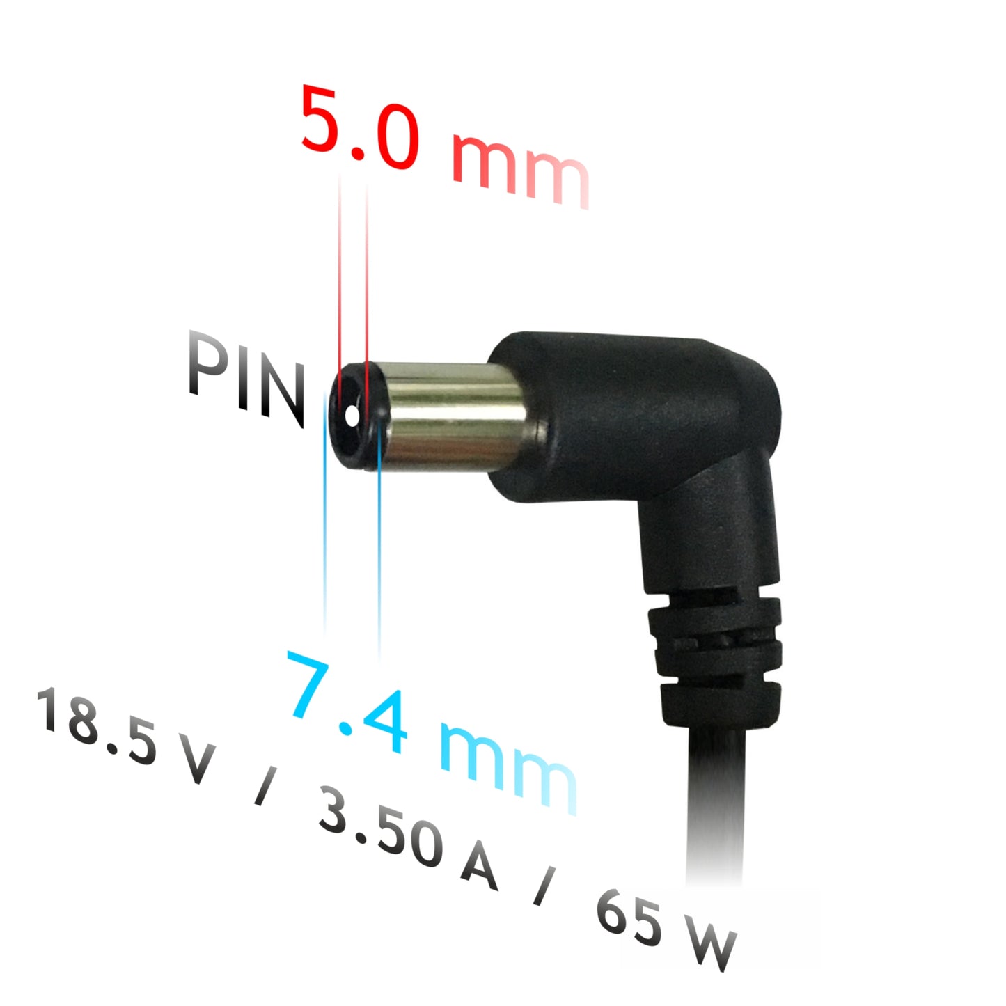 Tápegység AK-ND-03 18.5V / 3.5A 65W 7.4 x 5.0 mm + pin