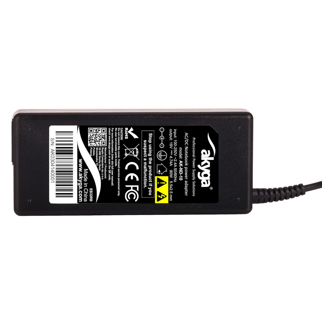 Akyga Tápegység AK-ND-10 19V / 4.74A 90W 5.5 x 2.5 mm