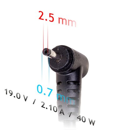 Tápegység AK-ND-23 19V / 2.1A 40W 2.5 x 0.7 mm