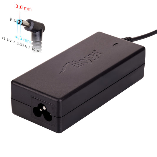 Tápegység AK-ND-25 19.5V / 3.33A 65W 4.5 x 3.0 mm + pin