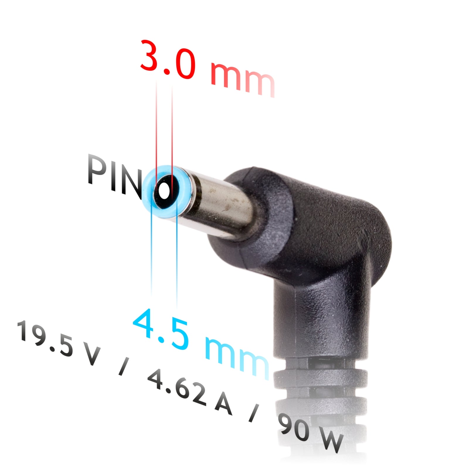 Akyga Tápegység AK-ND-26 19.5V / 4.62A 90W 4.5 x 3.0 mm + pin