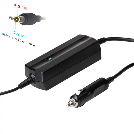 Autós Tápegység AK-ND-39 20V / 4.5A 90W 7.9 x 5.5 mm + pin