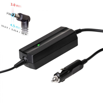 Autós Tápegység AK-ND-40 19.5V / 3.33A 65W 4.5 x 3.0 mm + pin