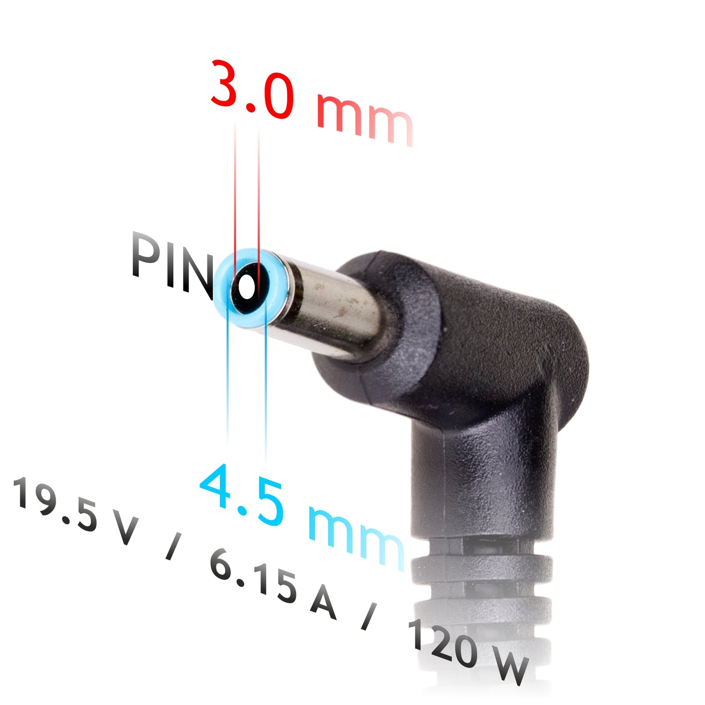 Power supply AK-ND-45 19.5V / 6.15A 120W 4.5 x 3.0 mm + pin