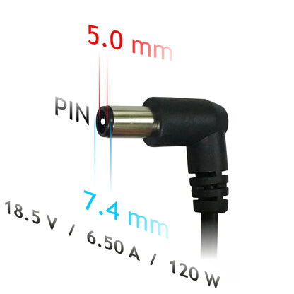 Tápegység AK-ND-46 18.5V / 6.5A 120W 7.4 x 5.0 mm + pin