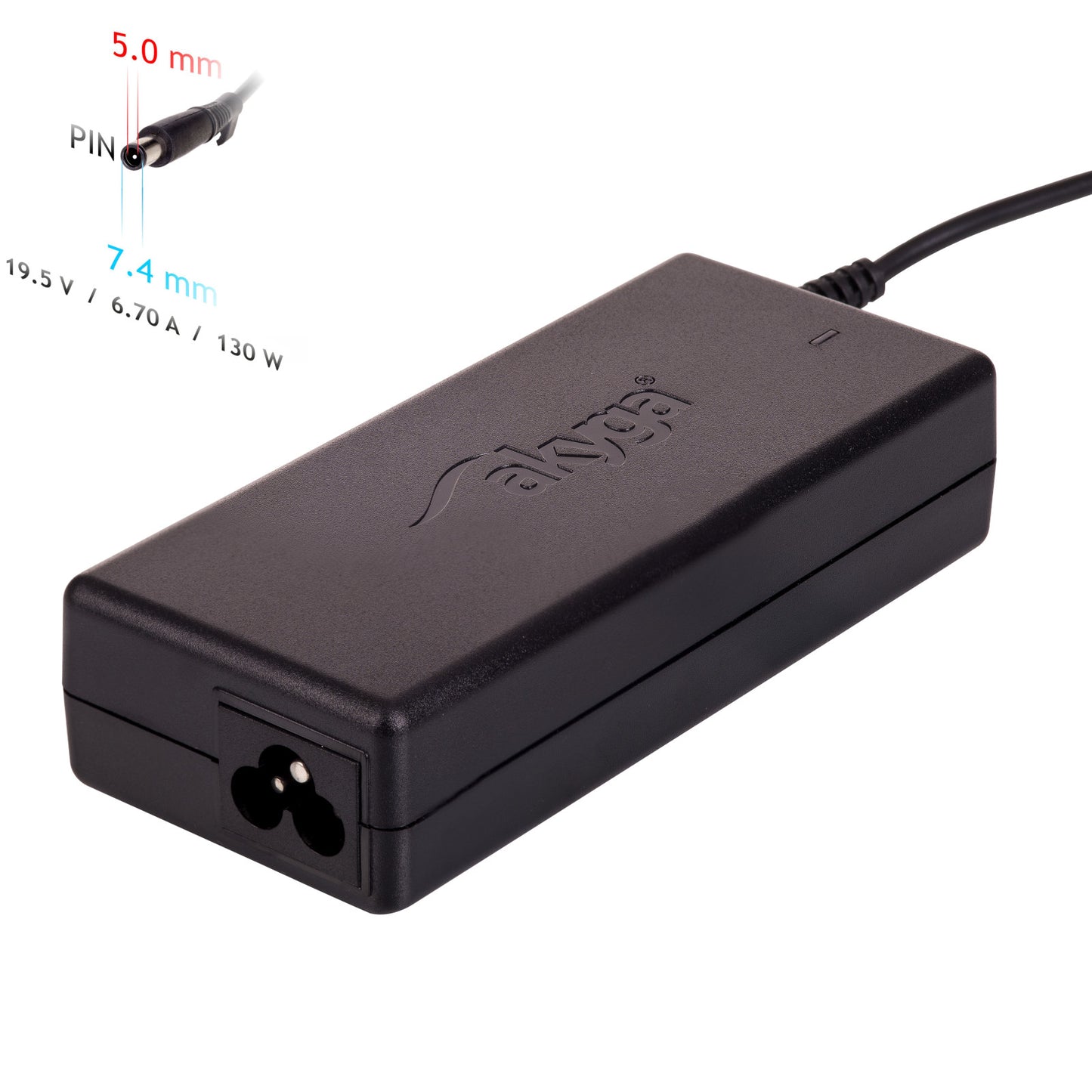 Tápegység AK-ND-57 19.5V / 6.7A 130W 7.4 x 5.0 mm + pin