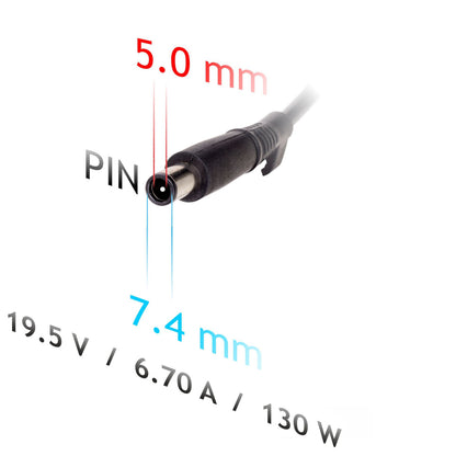 Tápegység AK-ND-57 19.5V / 6.7A 130W 7.4 x 5.0 mm + pin