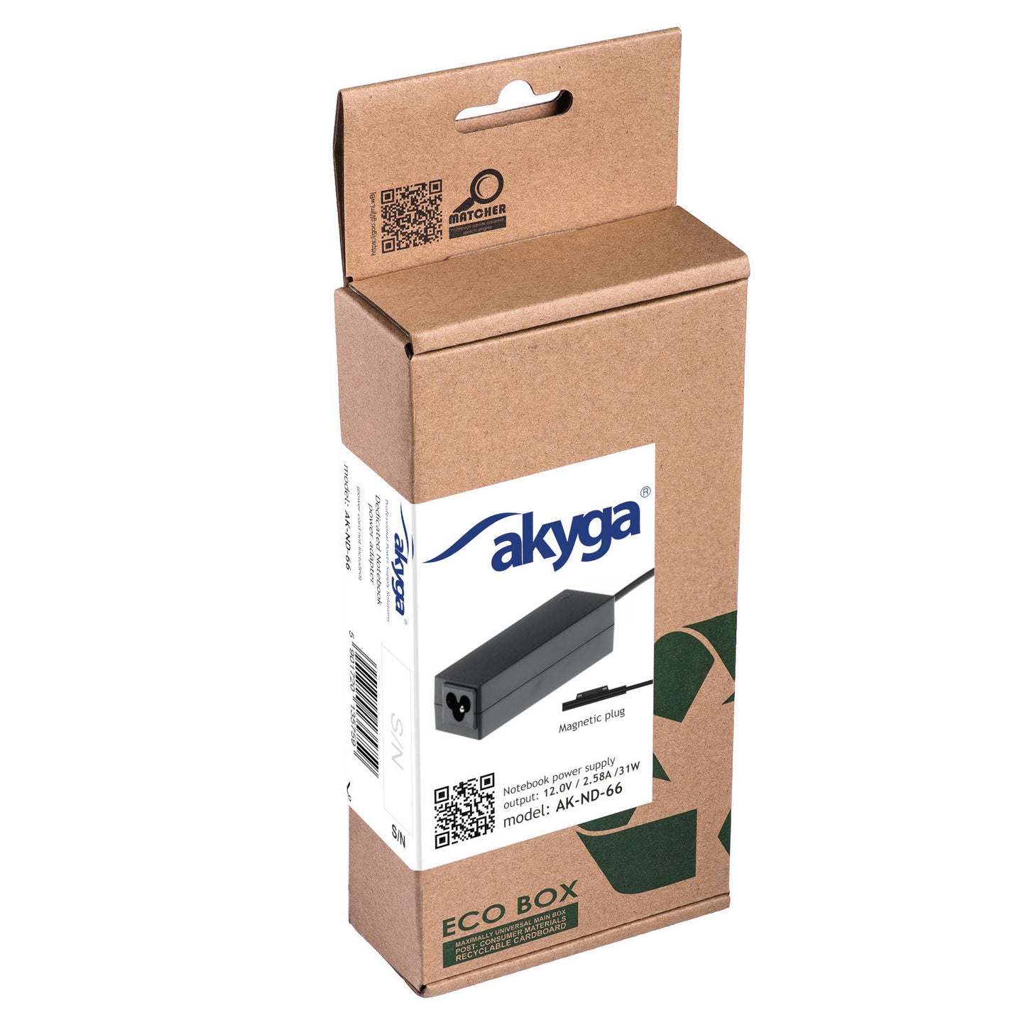 Tápegység AK-ND-66 12V / 2.58A 31W Surface Connect