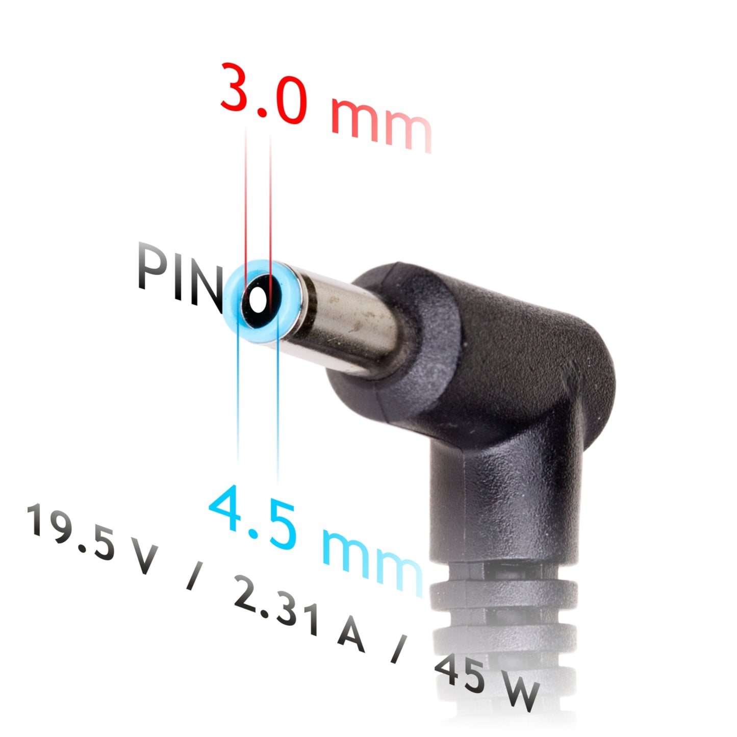 Tápegység AK-ND-69 19.5V / 2.31A 45W 4.5 x 3.0 mm + pin