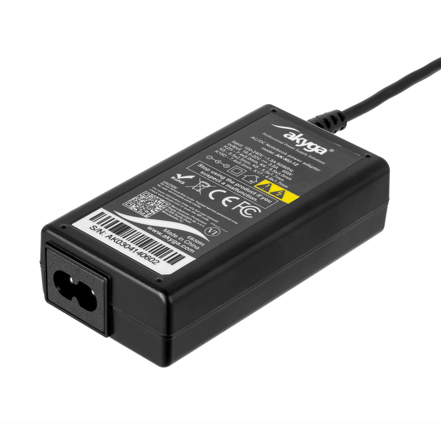 Univerzális laptop tápegység AK-NU-12 65W