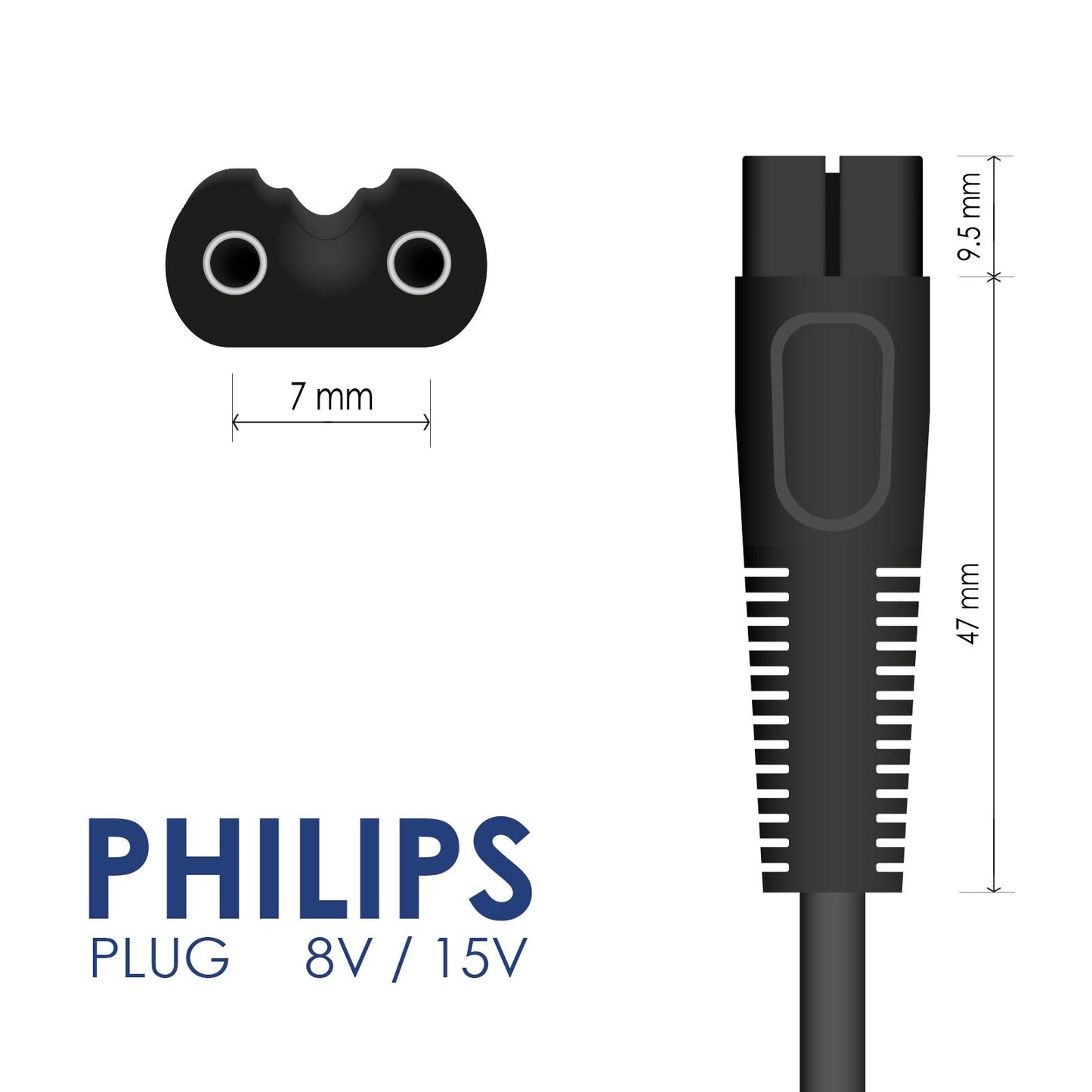 Tápegység AK-PD-16 8V / 100mA 0.8W Philips Bodygroom shavers plug