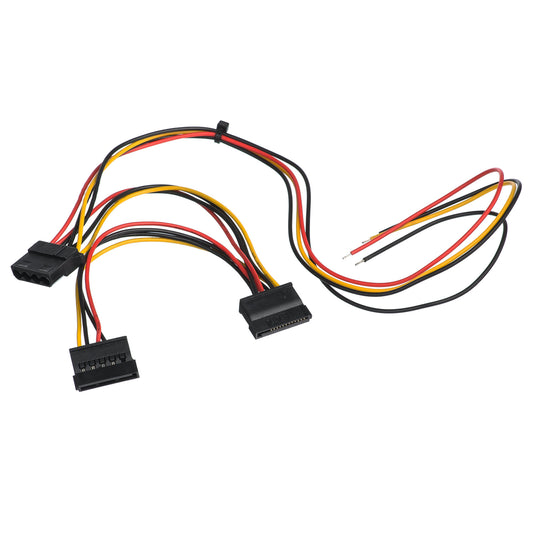 Szervizkábel ATX AK-SC-24 Molex/SATA/SATA 400 mm