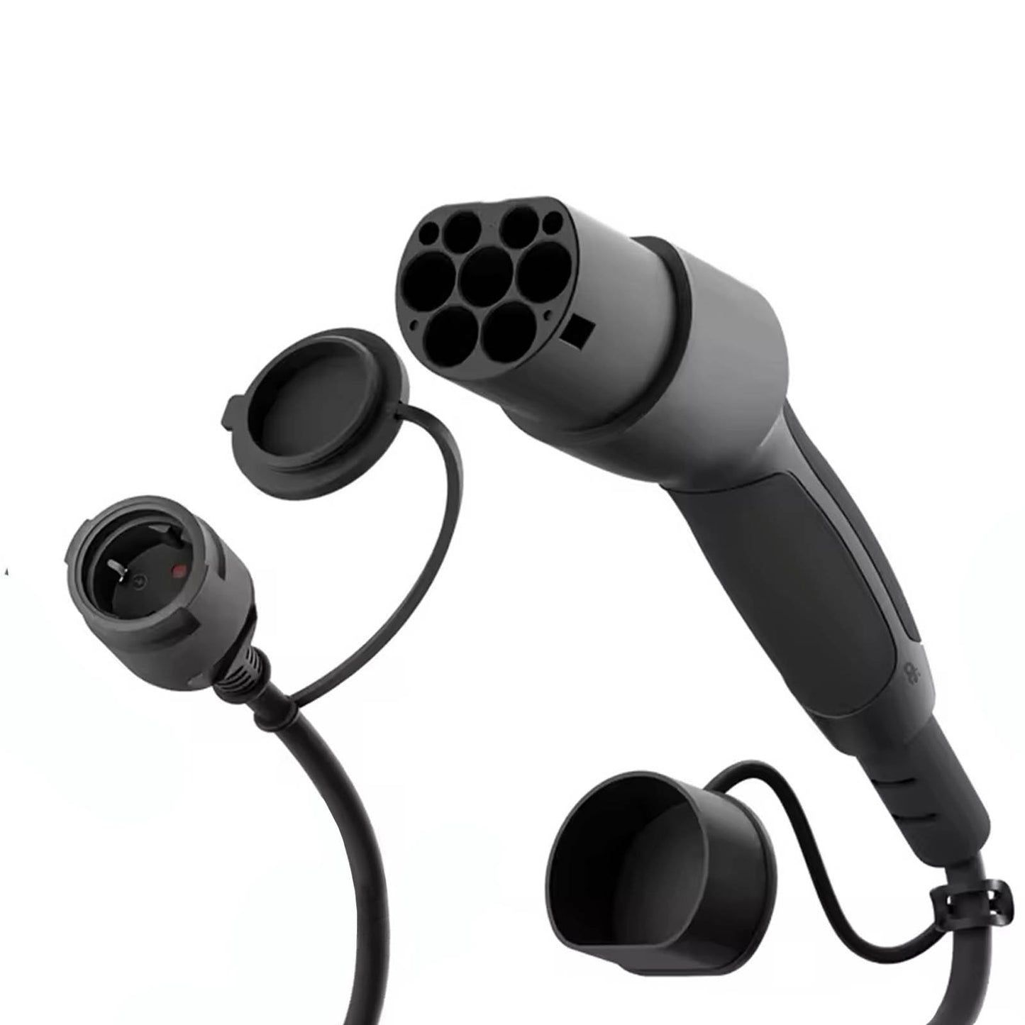 Type2 / Schuko Adapter elektromos járművek töltőállomásához AK-SC-E28 érfi – női 16A 30cm