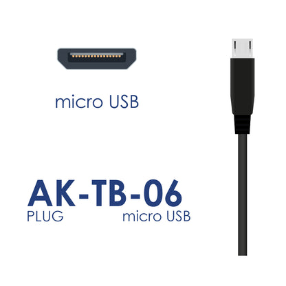Tápegység AK-TB-06 5V / 2.5A 12.5W micro USB