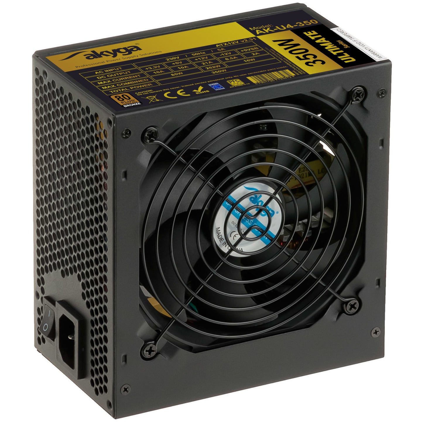 Tápegység ATX AK-U4-350 350W 80+ Bronze
