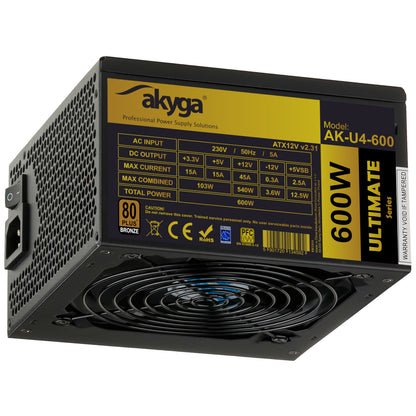 Tápegység ATX AK-U4-600 600W 80+ Bronze