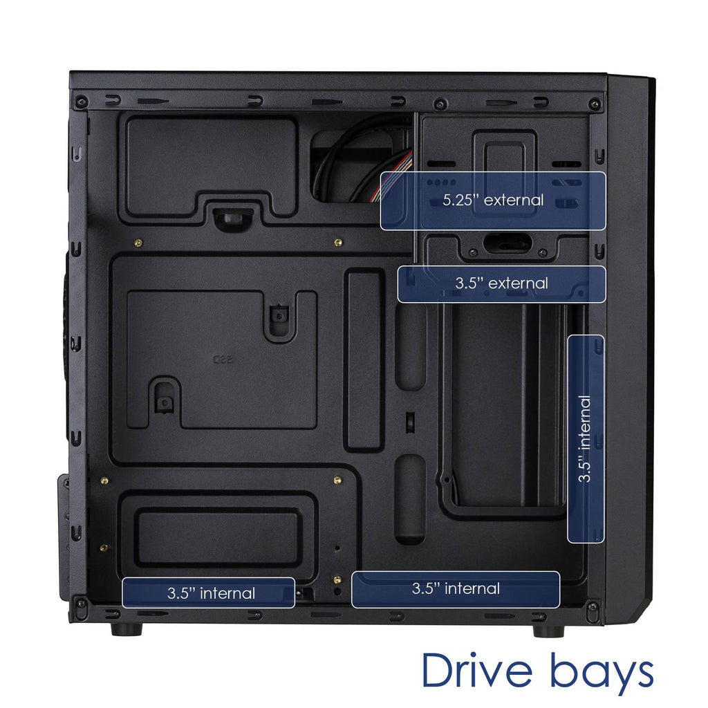 Akyga Ház Micro Tower ATX AK17BK