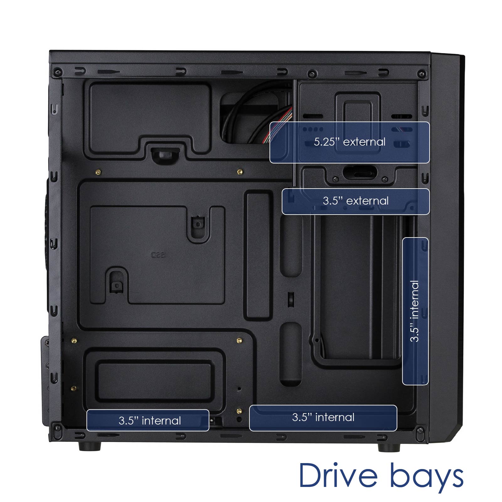 Akyga Ház Micro Tower ATX AK17BK