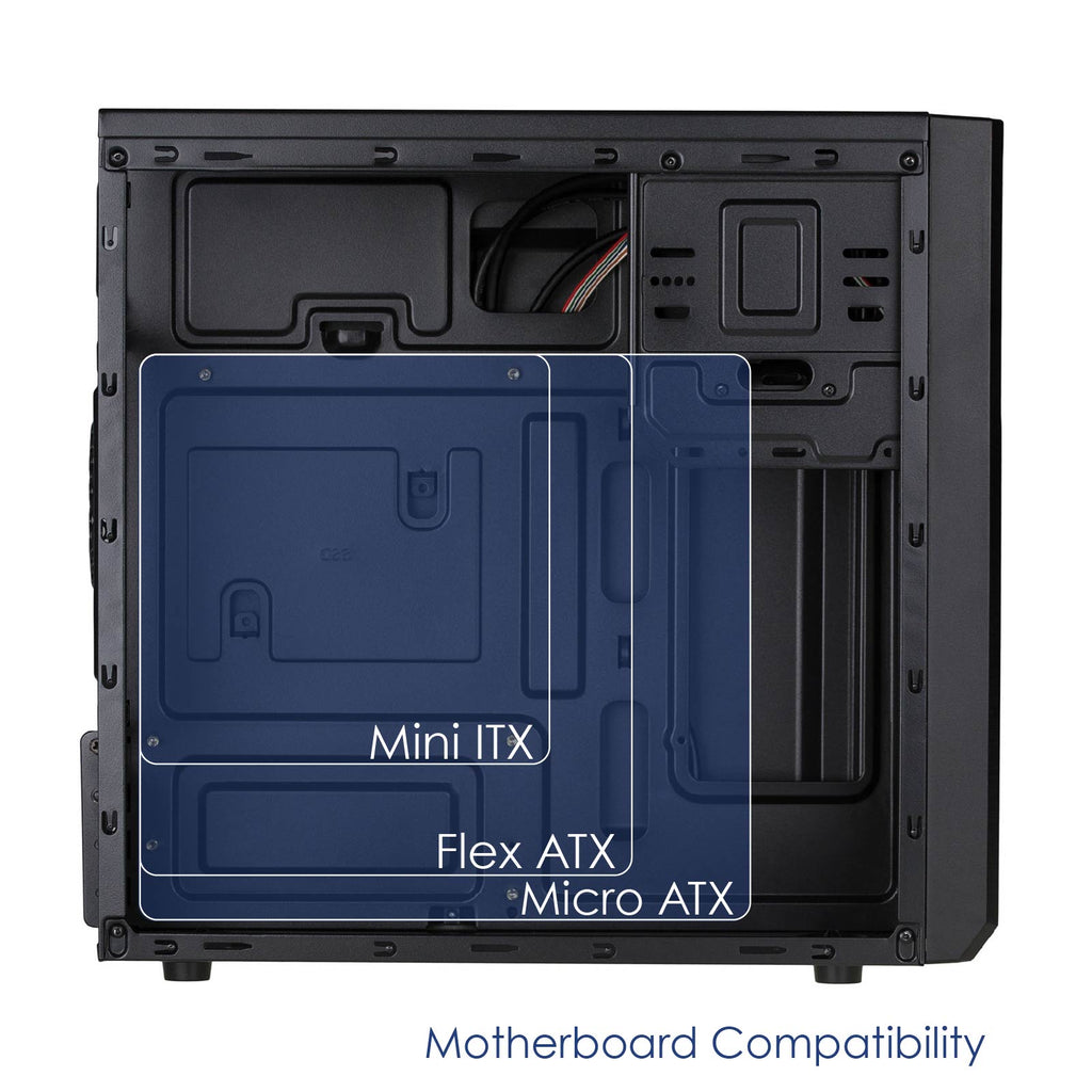 Akyga Ház Micro Tower ATX AK17BK