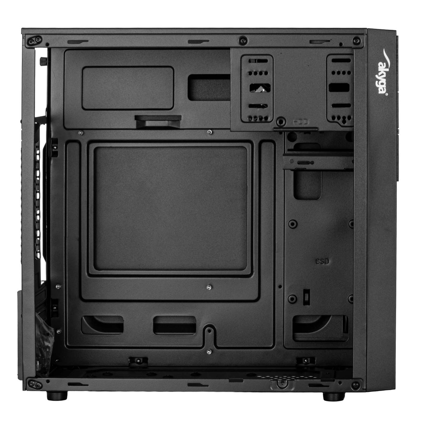 Ház Micro Tower ATX AK19BK USB-C csatlakozó