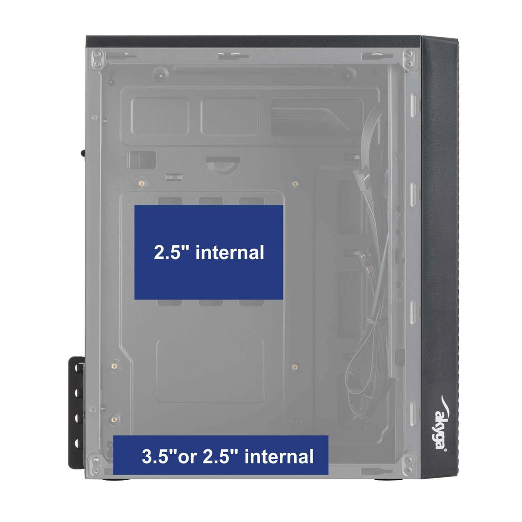 Akyga Ház Micro Tower ATX AK35BK