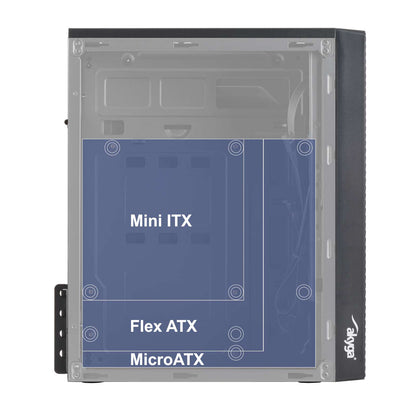 Akyga Ház Micro Tower ATX AK35BK