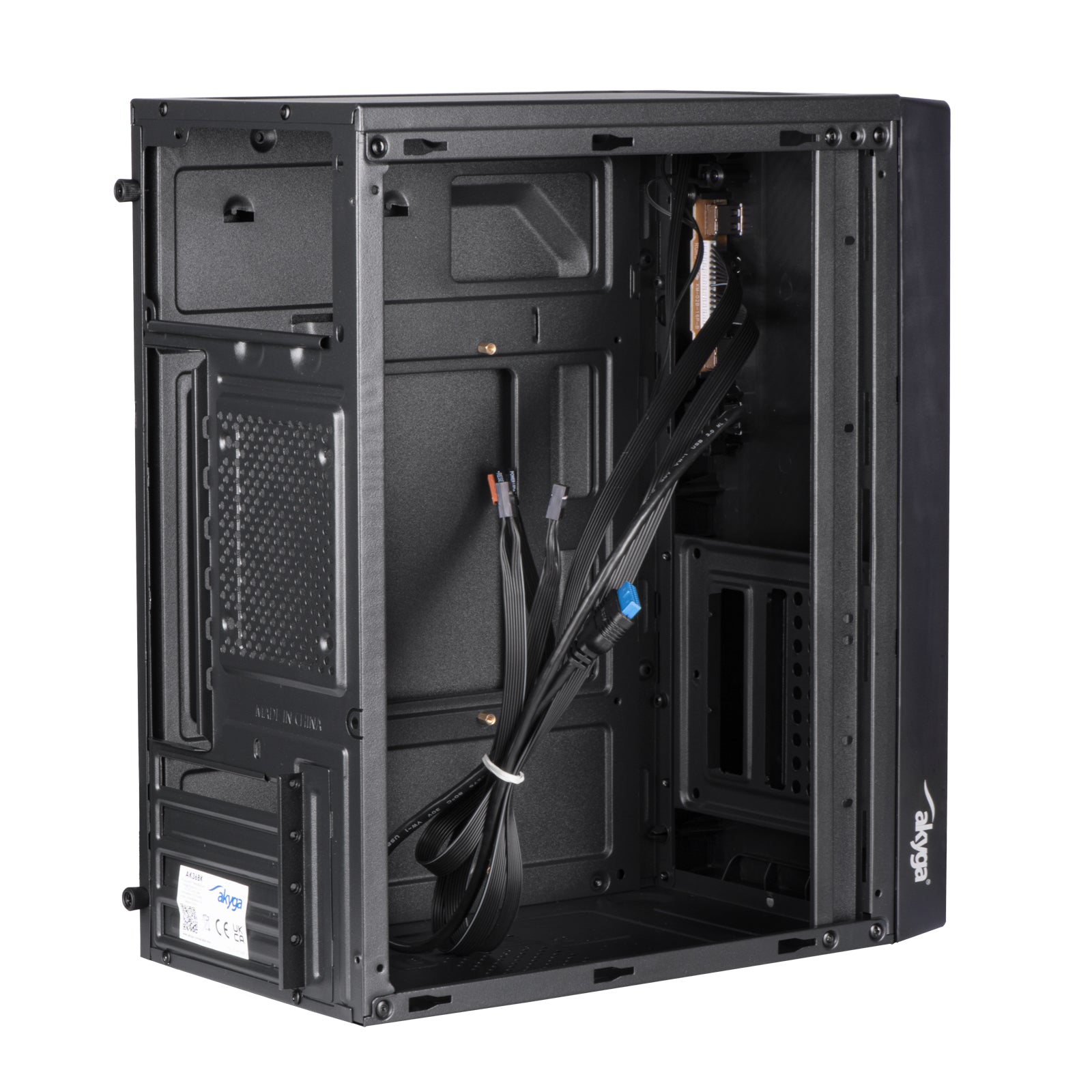 Akyga Ház Micro Tower ATX AK36BK