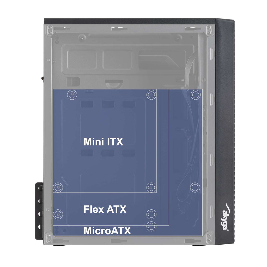 Akyga Ház Micro Tower ATX AK36BK