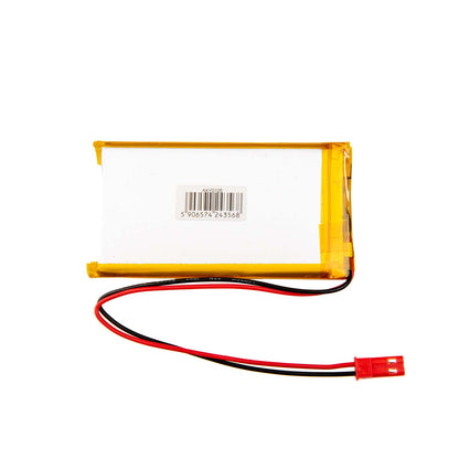 Li-Po akkumulátor LP584070 Akyga AKY0105 3.7V / 1500mAh PCM JST 2-pin csatlakozó 150mm