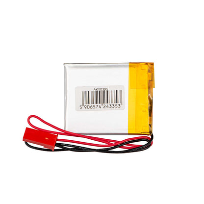 Li-Po akkumulátor LP403035 Akyga AKY0386 3.7V / 400mAh PCM JST 2-pin csatlakozó 150mm