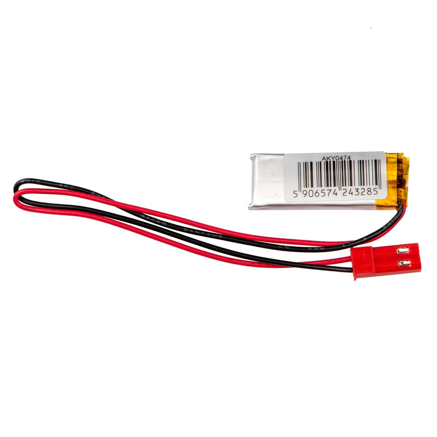 Li-Po akkumulátor LP401230 Akyga AKY0474 3,7V / 110mAh PCM JST 2-pin csatlakozó 150mm