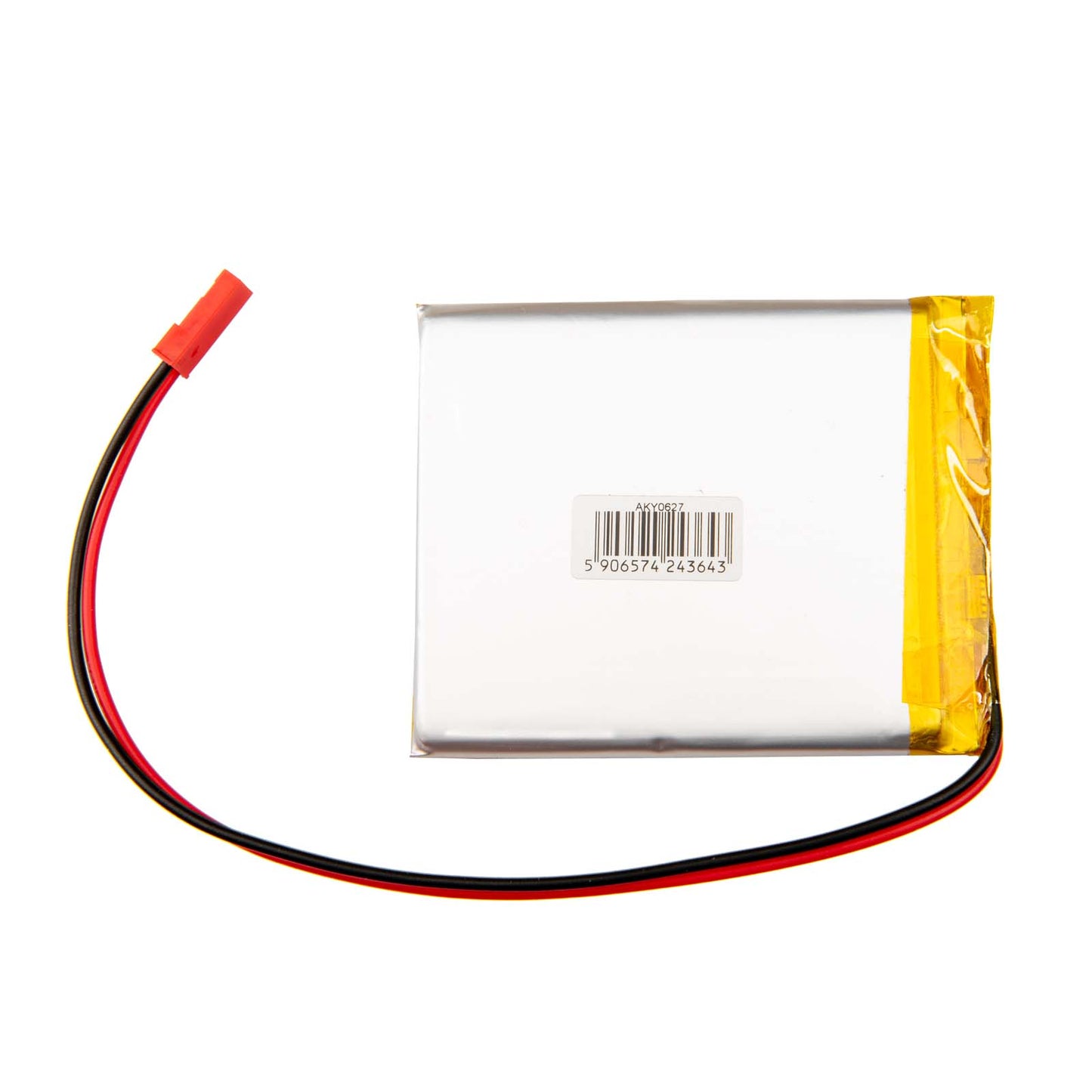 Li-Po akkumulátor LP675568 Akyga AKY0627 3,7V / 3500mAh PCM JST 2-pin csatlakozó 150mm