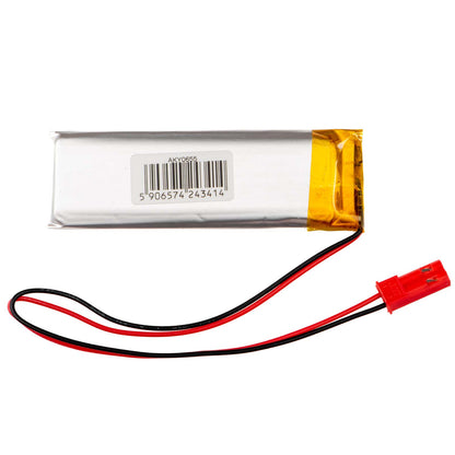 Li-Po akkumulátor LP602158 Akyga AKY0655 3.7V / 750mAh PCM JST 2-pin csatlakozó 150mm