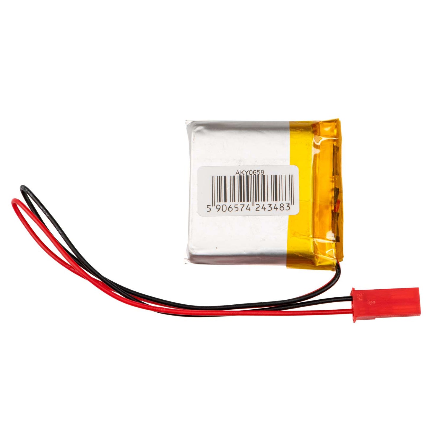 Li-Po akkumulátor LP753636 Akyga AKY0658 3.7V / 1000mAh PCM JST 2-pin csatlakozó 150mm