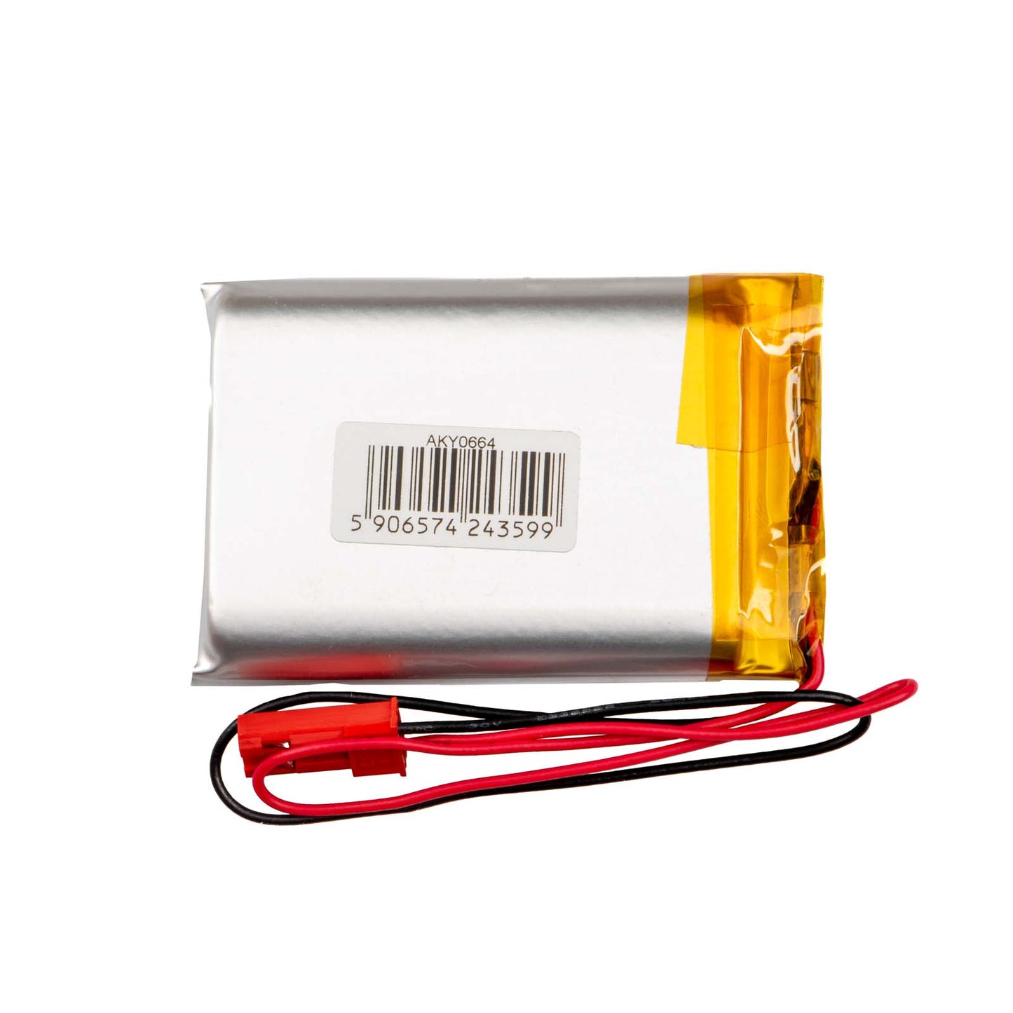 Li-Po akkumulátor LP103451 Akyga AKY0664 3.7V / 1850mAh PCM JST 2-pin csatlakozó 150mm