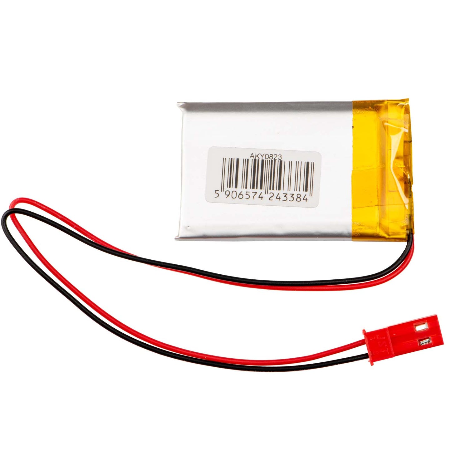Li-Po akkumulátor LP542439 Akyga AKY0823 3.7V / 500mAh PCM JST 2-pin csatlakozó 150mm