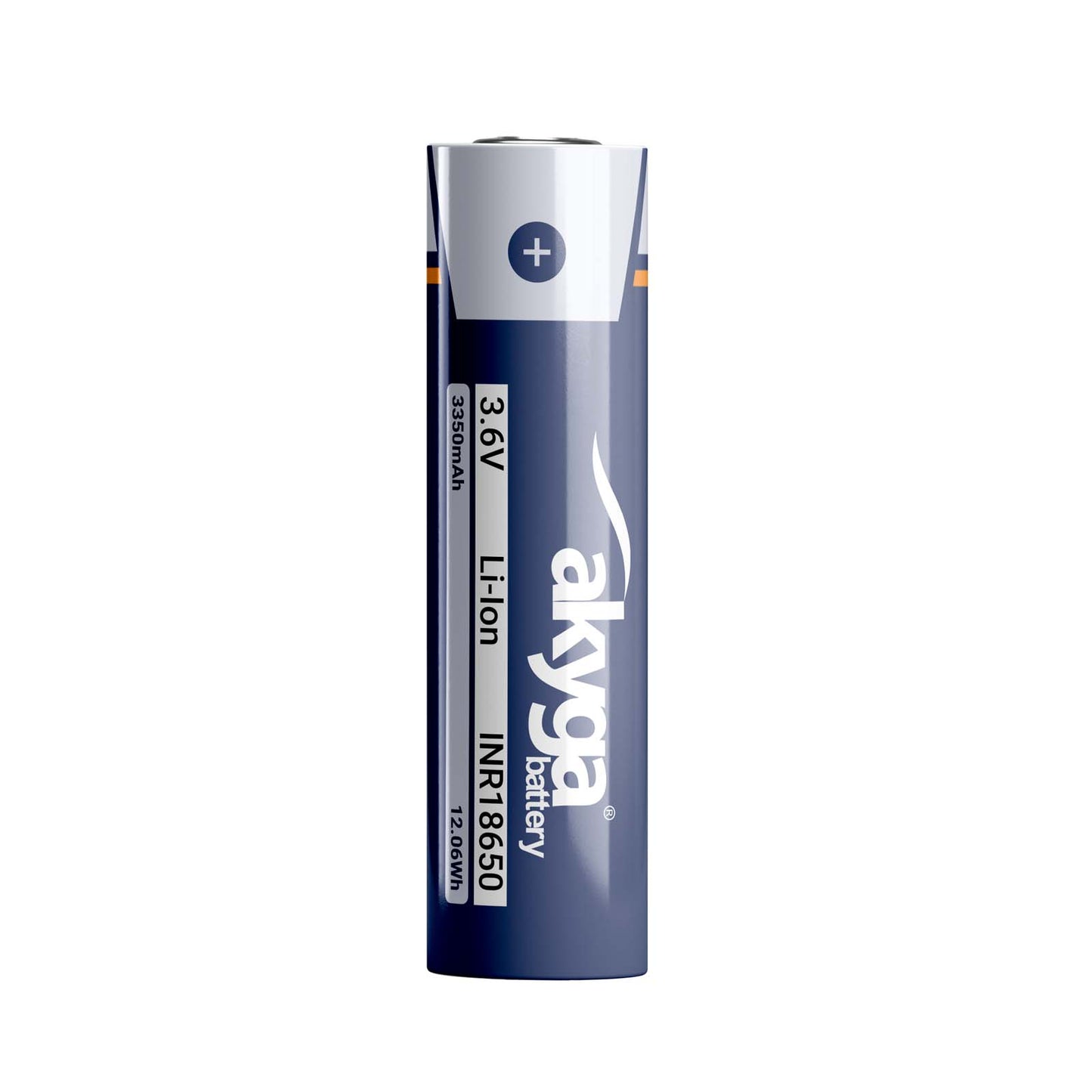 Li-Ion akkumulátor INR18650 Akyga AKY1382 3.6V / 3350mAh