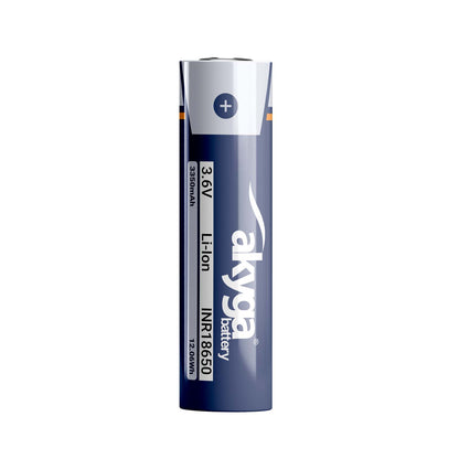 Li-Ion akkumulátor INR18650 Akyga AKY1382 3.6V / 3350mAh